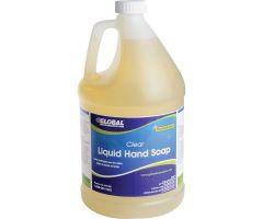 Global Industrial Liquid Hand Soap,Clear - Case Of Four 1 Gallon Bottles