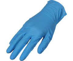 Nitrile Gloves & Sanitizer Bundle, 4 MIL, Blue, X-Large, Case of 10 Boxes & Case Hand Sanitizer