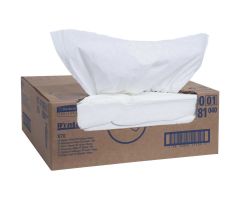 Wypall x70 wipers, flat sheet, 14-9/10" x 16-3/5", white, 300/case - kim41100