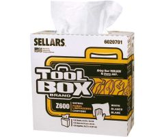 Toolbox z600 white interfold, 126 sheets/box, 8 boxes/case