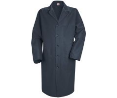 Red Kap Men's Lab Coat,Navy,Poly/Combed Cotton,Regular,50"