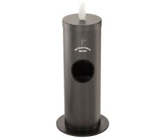 Glaro Gallon Floor Standing Sanitary Wipe Dispenser  Silver Vein