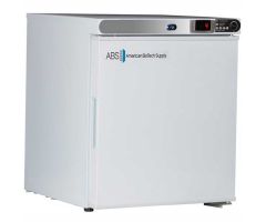 ABS Premier Countertop Freestanding Refrigerator, Solid Door, 1 Cu. Ft. Capacity
