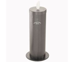 Glaro Floor Standing Sanitary Wipe Dispenser Silver Vein