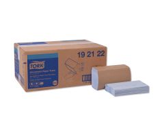 Tork windshield towel, 9-1/8 x 10-1/4, blue, 140/pack, 16 packs/carton - 192122