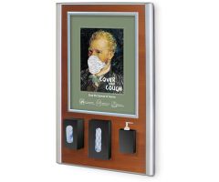 Braeside Ravinia Wall Mount Hygiene Station Cherry
