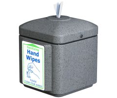 Forte Table Top Sanitizing Wipes Dispenser with Wipes  Gray
