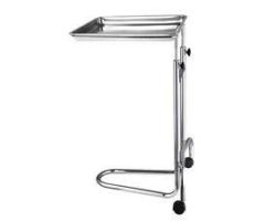 Drive Medical 13045 Double Post Mayo Instrument Stand, Adjustable Height 32.5"- 52"