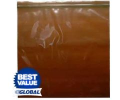 Amber Seal Top Bag,3 mil,3" x 5",Pkg Qty 1000