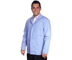 Unisex Microstat ESD Short Coat,Blue,S