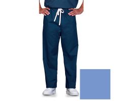 Unisex Scrub Pants,Reversible,Ciel Blue,3XL