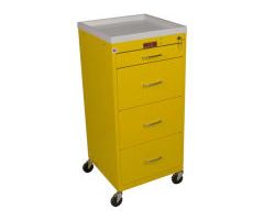 Harloff Mini-Line Tall Four Drawer Isolation Cart, Beige - 3154K