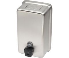 Frost Wall Mount Manual Vertical Liquid Soap Dispenser - Stainless - 708A
