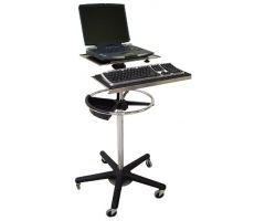 Omnimed 350714 ERGO Computer Transport Stand with Cord Reel