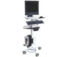 Omnimed 350717 Omni Computer Cart with Cord Wrap