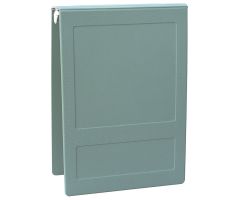 Omnimed 2" Molded Ring Binder, 3-Ring, Top Open, Holds 375 Sheets, Seafoam Green