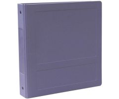 Omnimed 2-1/2" Molded Ring Binder, 3-Ring, Side Open, Holds 450 Sheets, Lilac