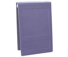 Omnimed 2-1/2" Molded Ring Binder, 3-Ring, Top Open, Holds 450 Sheets, Lilac