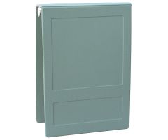 Omnimed 2-1/2" Molded Ring Binder, 3-Ring, Top Open, Holds 450 Sheets, Seafoam Green