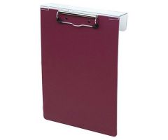 Omnimed Poly Overbed Clipboard, 9"W x 12-7/8"H, Burgundy