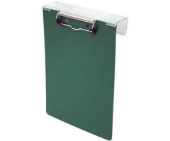 Omnimed Poly Overbed Clipboard, 9"W x 12-7/8"H, Forest Green