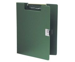 Omnimed Standard Covered Poly Clipboard, 10"W x 13"H, Forest Green