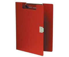 Omnimed Standard Covered Poly Clipboard, 10"W x 13"H, Red