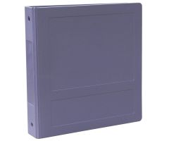 Omnimed 1-1/2" Molded Ring Binder, 3-Ring, Side Open, Holds 300 Sheets, Lilac