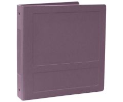 Omnimed 2" Molded Ring Binder, 3-Ring, Side Open, Holds 375 Sheets, Lilac