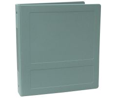Omnimed 2" Molded Ring Binder, 3-Ring, Side Open, Holds 375 Sheets, Seafoam Green