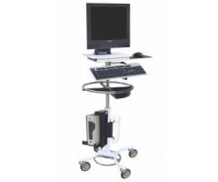 Omnimed 350713 ERGO Computer Transport Stand with Cord Wrap