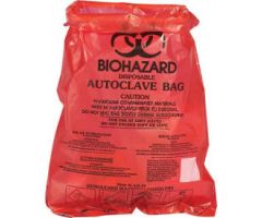 Bel-Art Red Bench-Top Biohazard Bags 131660000,0.43 Gallon,0.72 mil Thick,8.5"W x 11"H,100/PK