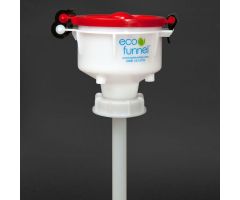 ECO Funnel EF-4-63B 4" ECO Funnel with 63mm Cap Adapter, Red Lid