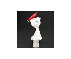 ECO Funnel EF-4-Justrite-B 4" ECO Funnel, For Justrite Safety Cans, Red Lid