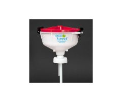 ECO Funnel EF-30020 8" ECO Funnel with 70mm Cap Adapter, Red Lid