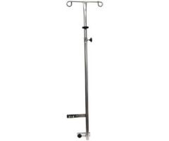 I.V. Pole For Wheelchair Adjustable Height