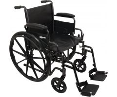 ProBasics K2 Wheelchair with 16" x 16" Seat and Swing-Away Footrests