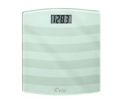 Weight Watchers Painted Glass Scale 400 lbs 180 kg Capacity