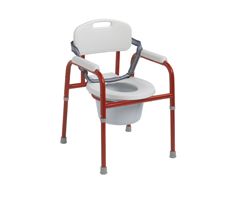 Wenzelite Pinniped Pediatric Commode Red