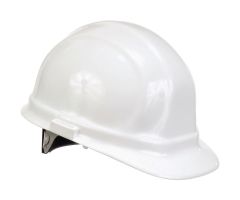 ERB  19951 Omega II Hard Hat, 6-Point Ratchet Suspension, White