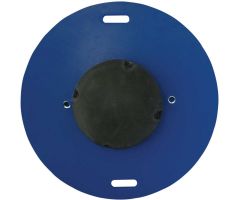 CanDo 16" Circular Wobble/Rocker Board, 3"H, Black