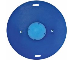 CanDo 16" Circular Wobble/Rocker Board, 2.5"H, Blue