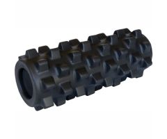 RumbleRoller Massage Foam Roller, 5" Dia. x 12"L, X-Firm, Black