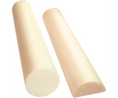 CanDo Antimicrobial Beige PE Foam Roller, Round, 6" Dia. x 36"L