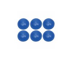 CanDo Inflatable Balance Stone, 33 cm (13") Diameter, Blue, Set of 6