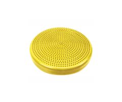 CanDo Inflatable Vestibular Seating/Standing Disc, 35 cm (14"), Yellow