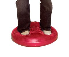 CanDo Inflatable Vestibular Seating/Standing Disc, 60 cm (24"), Red