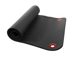 Power Systems Premium Hanging Club Exercise Mat - 56"L x 23"W x 5/8" Thick - Jet Black