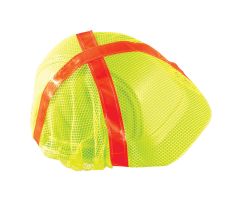 OccuNomix High Visibility Regular Brim Hard Hat Cover Hi-Viz Yellow, 12 Pack, V896-RY - Pkg Qty 12