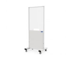 Clear Acrylic Mobile Shield Barrier for Infection Control